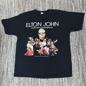 Anvil Elton John Mens XL T Shirt Concert‎ 2007 2008 Rocket Man Definitive Hits